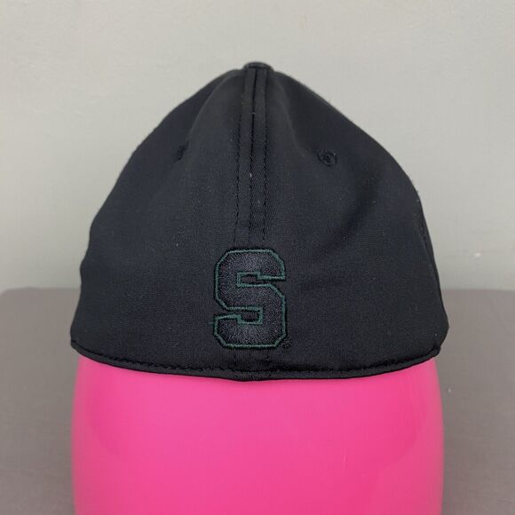 Top of the World Michigan State Black Green Hat One Size Fit All Memory‎ Fit - Picture 2 of 10